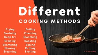 14 Cooking Methods for Beginners  Vil and Zoes Galley [upl. by Eiggep]