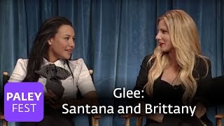 Glee  Naya Rivera on the Future of Santana and Brittany [upl. by Eiramyma]