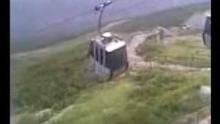 Seilbahn  Gondel bei etwas zu viel Wind [upl. by Africah]