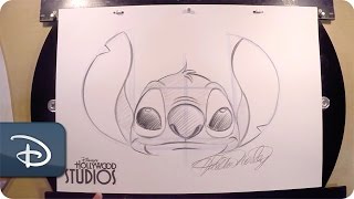 HowTo Draw Stitch  Walt Disney World [upl. by Aenert240]