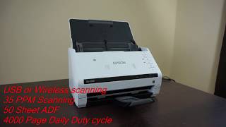 Epson DS575W Scanner Device [upl. by Aserat989]