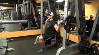 Smith Machine 101 Split Squats [upl. by Analem561]