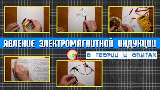 Электромагнитная индукция│ПРОСТЫМИ СЛОВАМИ в теории и на опытах [upl. by Anitnelav177]