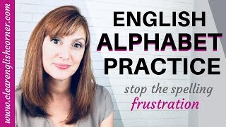 How to Say English Letters American English Alphabet Pronunciation [upl. by Edy]