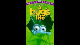 Opening to A Bugs Life  Widescreen 1999 VHS [upl. by Ahtnama]