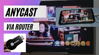 AnyCast  How to connect via router [upl. by Niro]