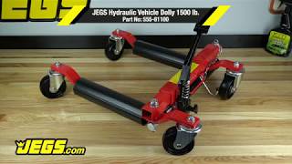 55581100 JEGS Hydraulic Vehicle Dolly 1500 lb [upl. by Einon138]