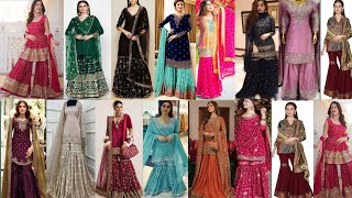 Trendy Sharara Design  Sharara Style Dress  New Stylish Sharara Suit Designs 2025  Sharara Suit [upl. by Gwenny813]