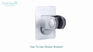 How To Use Wall Mounted Shower Head Bracket [upl. by Correy]