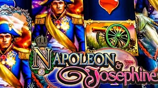 HUGE JACKPOT NAPOLEON amp JOSEPHINE SLOT HIGH LIMITMAX BETS [upl. by Elana99]