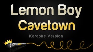 Cavetown  Lemon Boy Karaoke Version [upl. by Erminia]