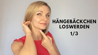 Hängebäckchen loswerden Kinnlinie definieren mit Gesichtsyoga 13 [upl. by Niamjneb]