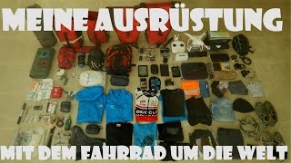 Ausrüstung für Fahrradtour  Radreise um die Welt [upl. by Ierna205]