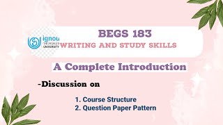 begs 183 writing and study skills A detailed introduction Malayalam Class [upl. by Areek140]