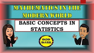 BASIC CONCEPTS IN STATISTICS  MATHEMATICS IN THE MODERN WORLD [upl. by Llenram]