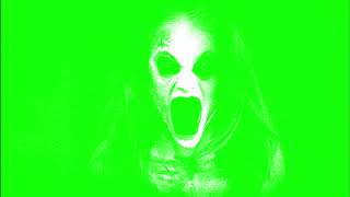 ✔️GREEN SCREEN EFFECTS ghost girl  horror scream [upl. by Teena]