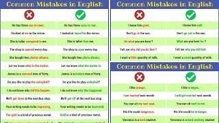 Grammatical Errors 120 Common Grammar Mistakes in English And How to Avoid Them [upl. by Aihtebat228]