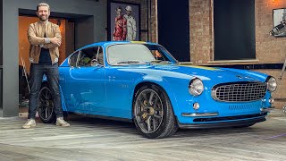 NEW Volvo P1800 Cyan  Restomod With A Touring Car Engine FIRST DRIVE Review [upl. by Ahern]