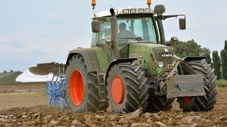 Onland Ploughing Pflügen FENDT 820 Vario  Lemken Juwel 8  Vrolijk Landbouw [upl. by Alyose]