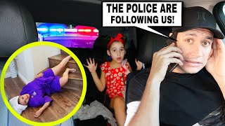 POLICE ARE FOLLOWING US PRANK She Freaks Out  Jancy Family [upl. by Supmart475]