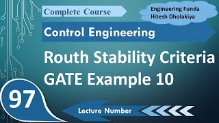 10 Routh Stability Criterion Special Case  I in Control Systems [upl. by Ailel]