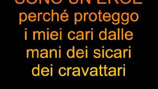 CAPAREZZA  EROE  LUIGI DELLE BICOCCHE  LYRIC  TESTO [upl. by Epifano]