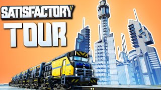 100 MAXED OUT FACTORY  Satisfactory Mega Base Tour [upl. by Asiaj]