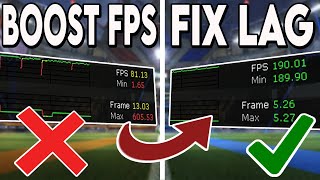 ROCKET LEAGUE BEST VIDEO SETTINGS  Tips To BOOST FPS amp FIX LAG [upl. by Fayth]