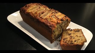 LE BANANA CAKE AUX PÉPITES DE CHOCOLAT gâteau à la banane [upl. by Neil]