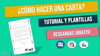 👉Cómo hacer una CARTA FORMAL o INFORMAL  Plantillas y Tutorial 2023 [upl. by Venable272]