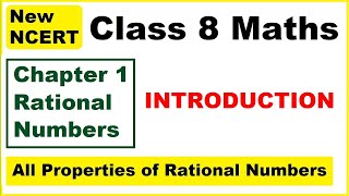 Class 8 Maths  Chapter 1 Introduction  Rational Numbers  New NCERT [upl. by Anurb792]