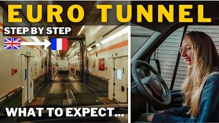 The Euro Tunnel  Step By Step Drive Through  WHAT TO EXPECT [upl. by Thurnau]