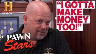 Pawn Stars quotI Gotta Make Money Tooquot 8 BRUTAL NEGOTIATIONS  History [upl. by Slein]