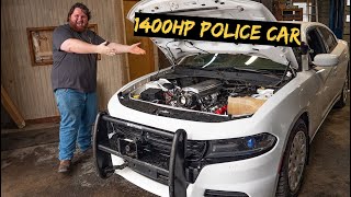 We Fire Up the 1400HP AWD Police Car ITS ALIVE [upl. by Catima36]