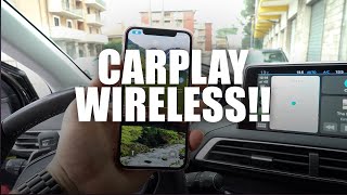 Questo dispositivo rende CarPlay WIRELESS in qualsiasi auto recensione CPLAY2AIR [upl. by Jala407]