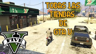 Localización de todas las tiendas GTA V 2024 [upl. by Kimber]