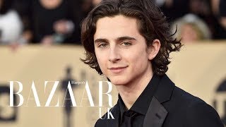 Timothée Chalamet’s best style moments  Harpers Bazaar UK [upl. by Errehs]