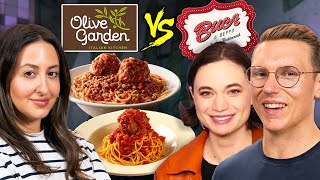 Olive Garden vs Buca Di Beppo ft Angela Giarratana [upl. by Eugeniusz699]