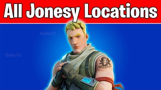 Where are all the Jonesies in Fortnite All Fortnite Jonesy Locations  Fortnite Raz Challenges [upl. by Hametaf544]