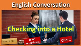 English conversation Hotel checkin [upl. by Ytsrik531]