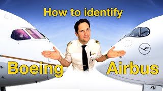 How to IDENTIFY an AIRBUS from a BOEING Airplane Spotting 101 by CAPTAIN JOE [upl. by Sane]