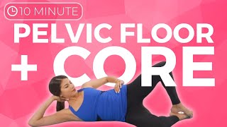 10 minute Postnatal Yoga for Core Pelvic Floor amp Diastasis Recti [upl. by Toomin]