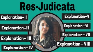 Res Judicata Explanation I  VIII  CPC [upl. by Casar737]