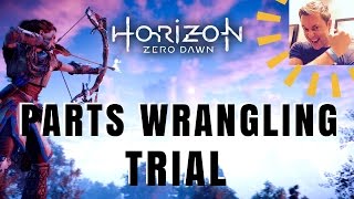 Horizon Zero Dawn  Parts Wrangling Trial Guide Greatrun Hunting Grounds [upl. by Yrrab133]