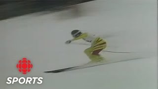 Todd Brookers Notorious Ski Crash in Kitzbuhel in 1987 [upl. by Halika]