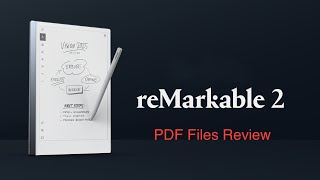 reMarkable 2 Review for pdf and eBooks [upl. by Gefen]