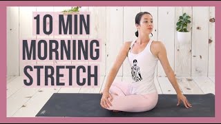 10 min Morning Yoga Stretch for Beginners  Energy Boost Yoga [upl. by Enirolf]