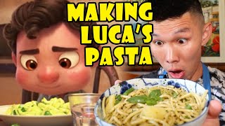 Making LUCA’S Official Pasta Recipe from Pixar Movie  Life After College Ep 710 [upl. by Ellehcrad]