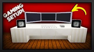 MInecraft  How To Make A Gaming Setup [upl. by Ahselat914]