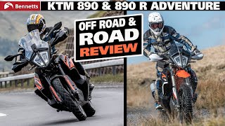 2021 KTM 890 Adventure and R REVIEW  On and off road [upl. by Harte]